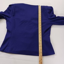 Leslie Fay Petite Collections Women's Purple & Black Blazer Jacket Size 6 image 6