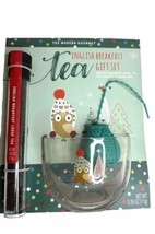 The Modern Gourmet English Breakfast Tea Owl Themed Gift Set Tea Infuser... - $6.92