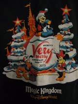 NWT Walt Disney Parks Mickey's Very Merry Christmas Party 2015 T-Shirt Youth Med - £20.12 GBP