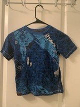 Tony Hawk Boys Blue Short Sleeve T-Shirt Crew Neck Size Large  - £23.36 GBP