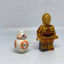 Star Wars The Force Awakens BB-8 and C-3PO Droid Minifigure Bricks Toys - $3.49