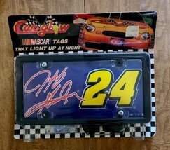 Jeff Gordon 24 Rare Vintage Car Glow Lighted Auto Nascar Tag New In Box ... - $38.19