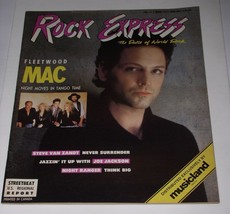 Fleetwood Mac Rock Express Magazine Vintage 1987 Christine McVie Joe Jac... - $24.99