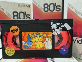 Pokemon VHS Lamp With Airbrushed Artwork ,Top Quality!Amazing Gift For Any Movie - £35.03 GBP