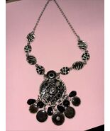 Chico's Vintage Boho Silver Statement Necklace 16.5 / 19" Chicos - $18.80