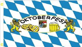 3X5 BAVARIAN Oktoberfest Germany Premium Quality Woven Poly Nylon Flag Banner - £6.20 GBP