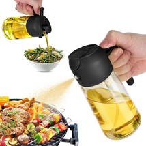 TrendPlain 16oz Olive Oil Dispenser Bottle for Kitchen - 2 in 1 Oil Dispenser a - £18.12 GBP