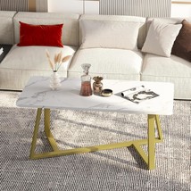 A Simple Modern Industrial Wooden Coffee Table For The Living Room, Featuring A - £69.90 GBP