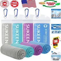 Reusable Microfiber Cooling Towels (4 Pack) - Your Summer Workout Essential - $455.10 MXN