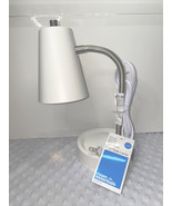 Room Essentials Task Table Lamp White 15” Tall brand new from target 4.5... - $9.90