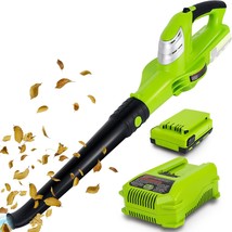 Hardell Cordless Leaf Blower, 20V Electric Leaf Blower Cordless, Blowing... - $50.93