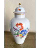 Meissen Porcelain Lidded Vase Urn with Floral Motif 10&quot; High - $850.00