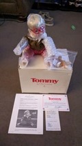 The Danbury Mint Porcelain Doll "Tommy" By Elke Hutchens 1992 Old New Stock - $39.59