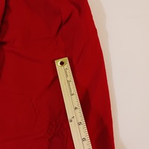 TALBOTS Women's Red Pure Wool Wrap Style Pencil Skirt Size 10 Made In USA image 3