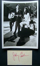 Johnny Cash: (Original Vintage Autograph &amp; Photo) Classic Icon - £316.53 GBP