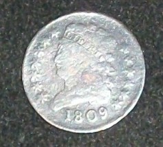 1809 United States Half 1/2 Cent Classic Head Coin First Year Key Date Die Error - £105.27 GBP