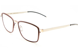 Orgreen EDWARD 612 Matte Red Mahogany / Sandblasted Titanium Eyeglasses 53mm - £148.34 GBP