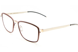 Orgreen EDWARD 612 Matte Red Mahogany / Sandblasted Titanium Eyeglasses 53mm - $189.05