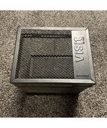 Vintage Azzaro Chrome Gift Set Metal Basket Cage Storage Box Hinged  6”x... - €12,86 EUR