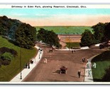 Driveway and Reservoir Eden Park Cincinnati Ohio OH UNP Unused WB Postca... - $2.92