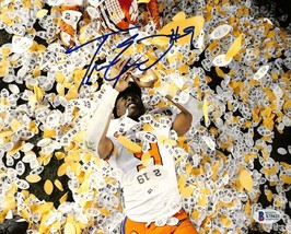Travis Etienne Firmado 8x10 Clemson Tigers Confeti Foto Bas - £68.74 GBP