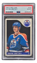Wayne Gretzky 1985 O-Pee-Chee #120 Edmonton Oilers Trading Card PSA VG-EX 4 - $58.19