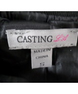 Casting L A Women&#39;s Quilted Jacket Size Small Black Gorpcore - £14.51 GBP