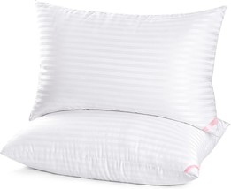 Hotel Collection Bed Pillows for Sleeping 2 Pack Queen Size Pillows for Side and - £30.96 GBP