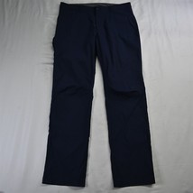 Eddie Bauer 38 x 34 Navy Blue Tech Outseam Zip Pocket Mens Outdoor Pants - £19.68 GBP