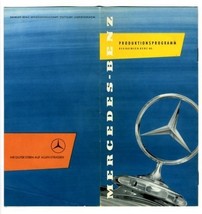 Mercedes Benz Productions Program Booklet 1955 Cars Trucks Fire Engines +++ - £50.73 GBP