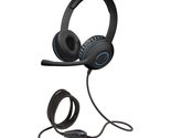 Cyber Acoustics 3.5mm Stereo Headset (AC-5002) with Noise Canceling Micr... - £21.78 GBP