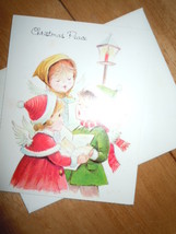 Vintage Little Angels Christmas Carolers Unused With Envelope - $3.99