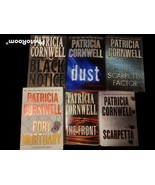 Patricia Cornwell Thriller Mystery Books Scarpetta Dust Front Black Noti... - £23.36 GBP