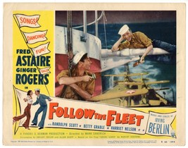 *FOLLOW THE FLEET (1936) Astaire &amp; Rogers Fred &amp; Randolph Scott Paint Their Ship - £51.11 GBP