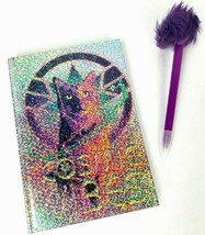 Captain Marvel Avengers Goose Cat Glitter Shimmer Notebook Journal Memo Pad Set - £10.66 GBP