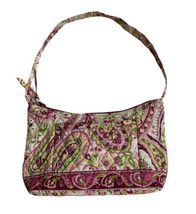 Quilted Handbag QK Pink Purple Green Paisley Floral Handbag Purse Shoulder - $8.90