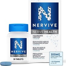 Nervive Nerve Health, with Alpha Lipoic Acid, to Fortify Nerve Health and Suppor - £24.71 GBP