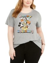 MSRP $29 Modern Lux Trendy Plus Size Happy Disney Crew Graphic T-Shirt Size 1X - £6.36 GBP