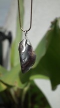 Super 7 pendant with silverplated bail, Amethyst cacoxenite - €10,14 EUR