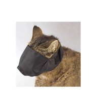Dog or Cat Comfortably Padded Black Nylon Lined Muzzle Strong 12 (Size #0) - £11.13 GBP+
