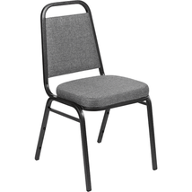 Elegant Gray Fabric Stacking Banquet Chair - HERCULES Series - $98.99