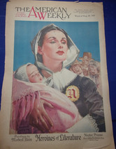 The American Weekly Aug 24 1947 Cover Paintings by Modest Stein - £5.57 GBP