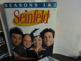 Seinfeld Tv Series Seasons 1 &amp; 2 Dvd 4 Disc Set Used White Sleeve L53J - £5.47 GBP