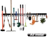68&quot; All Metal Garden Tool Organizer,Adjustable Garage Wall Organizers An... - £43.49 GBP