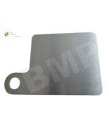 304 Stainless Steel Inspection Plate 3" x 3.25" 16 Gauge Brushed Finish ... - $12.95