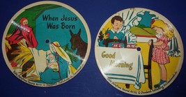 Vintage Two Bible Storytime Time Children’s Picture 45 Records - £7.16 GBP