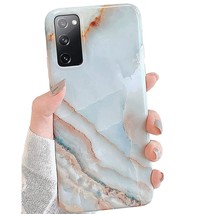 Galaxy S20 Fe 5G Case 6.5-Inch, Grey Marble Print Pattern Design Cute Graphics - £15.14 GBP