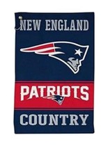 NFL New England Patriots Tailgate Towel With Grommet And Hook Golf Fishing Blue - £7.97 GBP