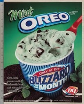 Dairy Queen Affiche Mint Oreo Blizzard 11x14 dq2 - $58.31