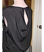 Michael Kors collection blouse  black sleeveless top women size 4  gold ... - $123.07 CAD